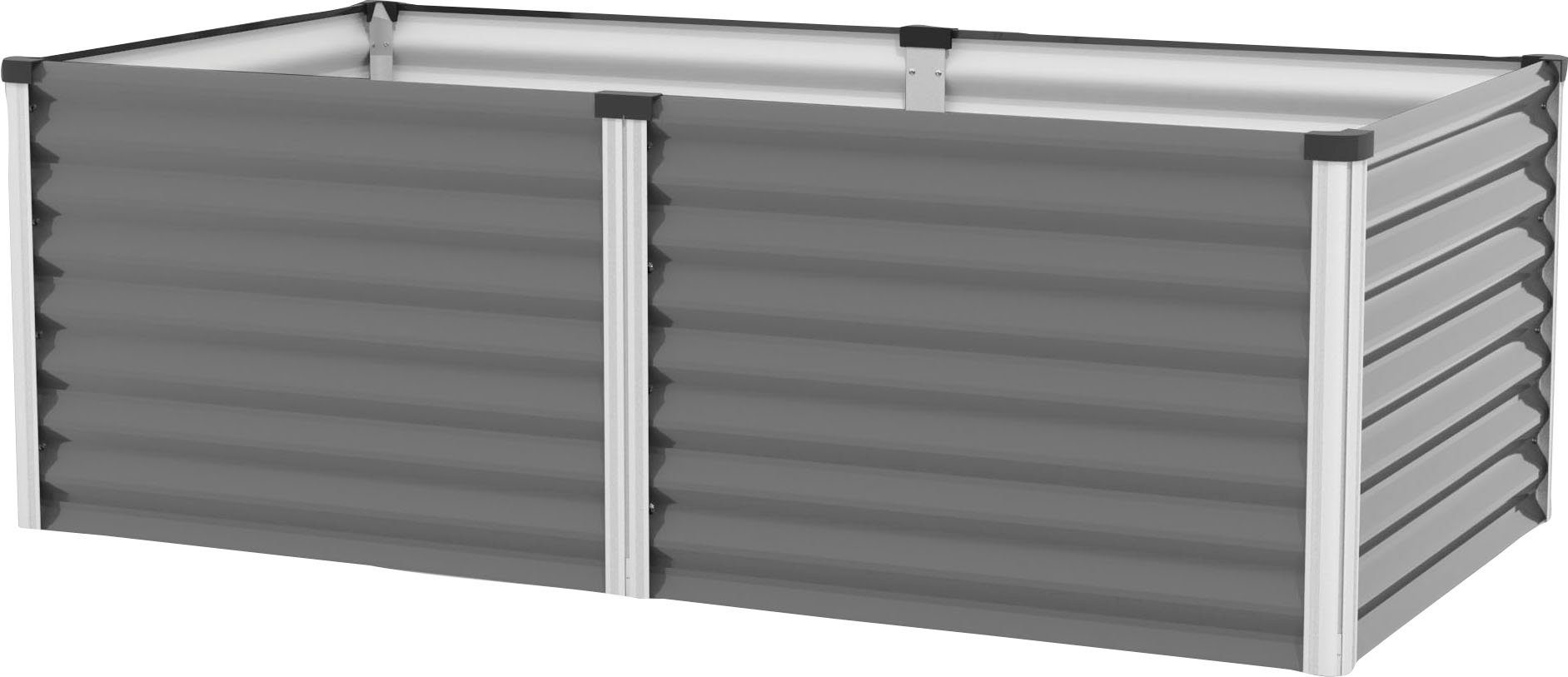 Vitavia Hochbeet Meta 630, BxTxH: 96x188x63 cm, granit/ alu
