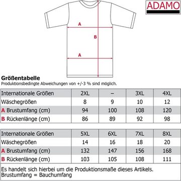 ADAMO T-Shirt (1-tlg) Herren in Übergrößen bis Wäschegröße 20