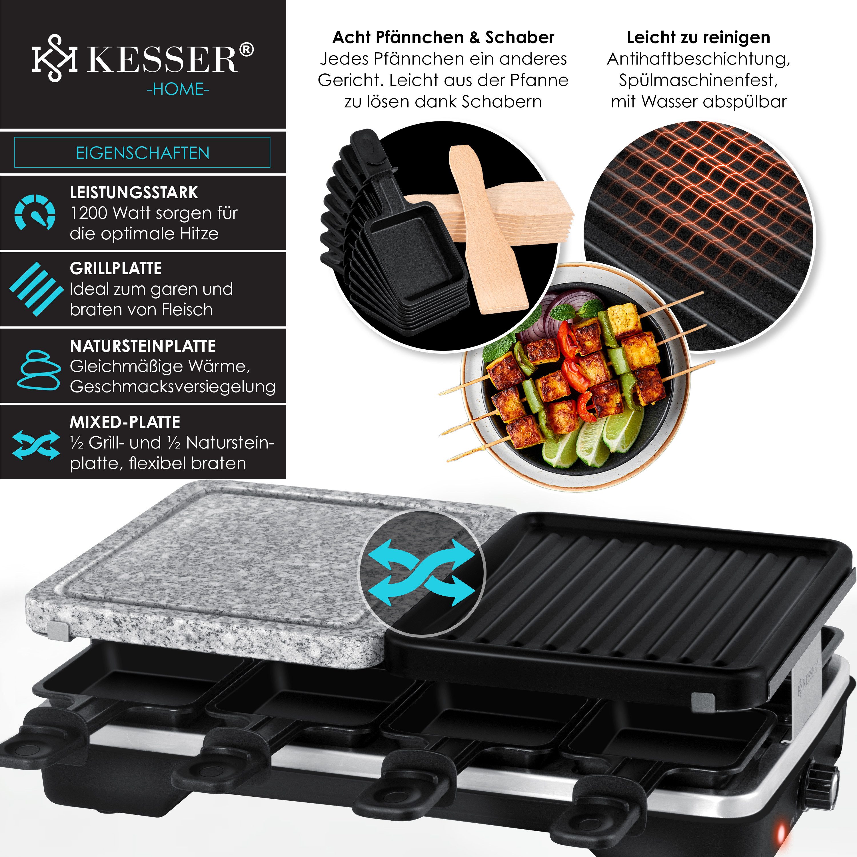 KESSER Raclette 1200 W - Bild 2