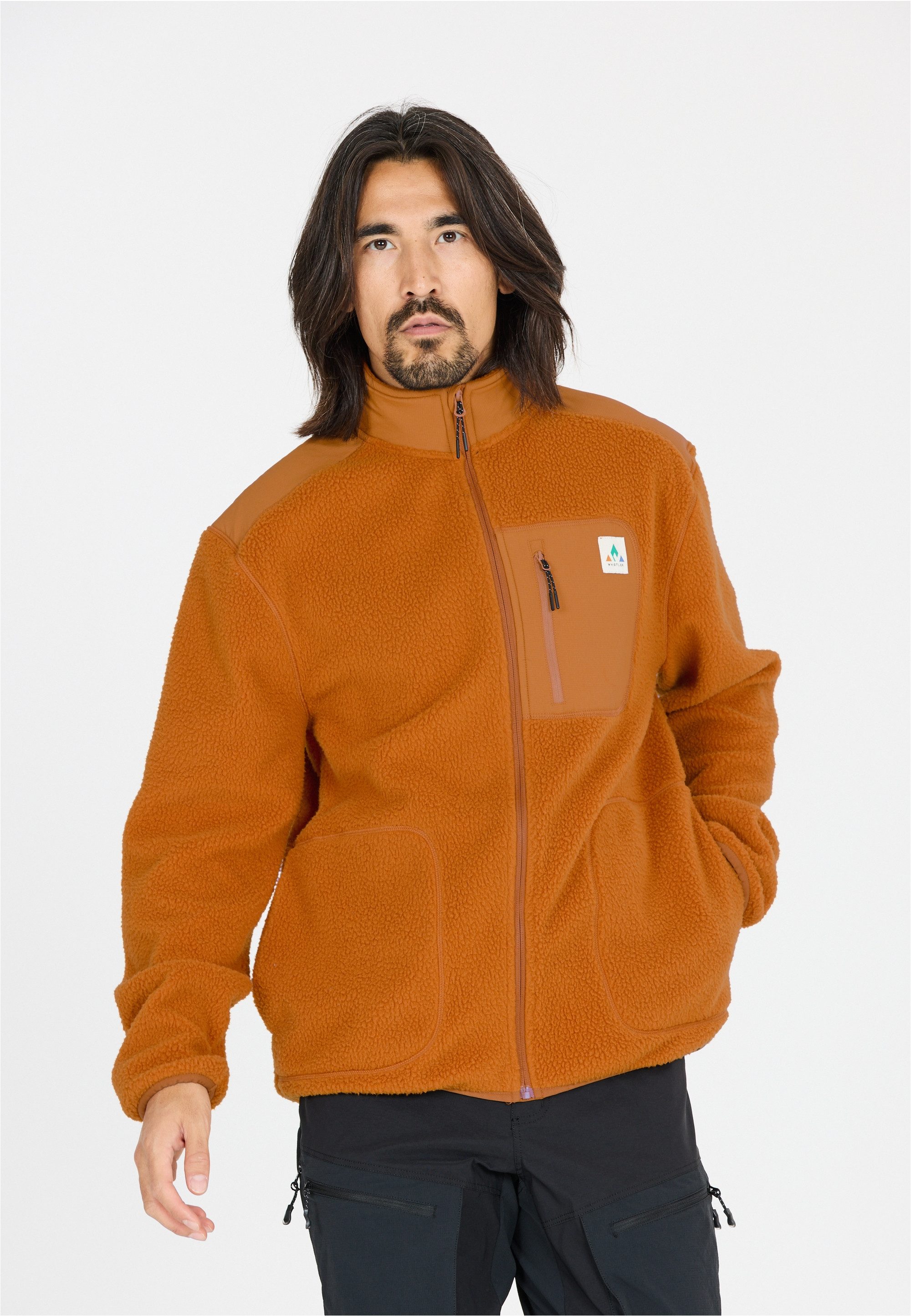 WHISTLER Fleecejacke Felis aus weichem Teddyfleece mit flachen Nähten