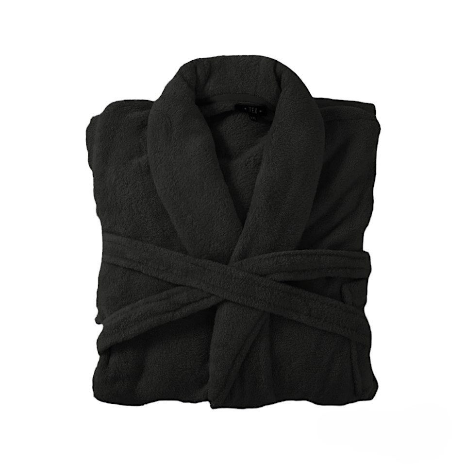 VewoTex Bademantel Bademantel flauschig » Saunamantel in Teddy-Plüsch Qualität, 100cm, Polyester, Taschen, Gürtel, » leichter/dünner Morgenmantel 100 cm lang » unisex