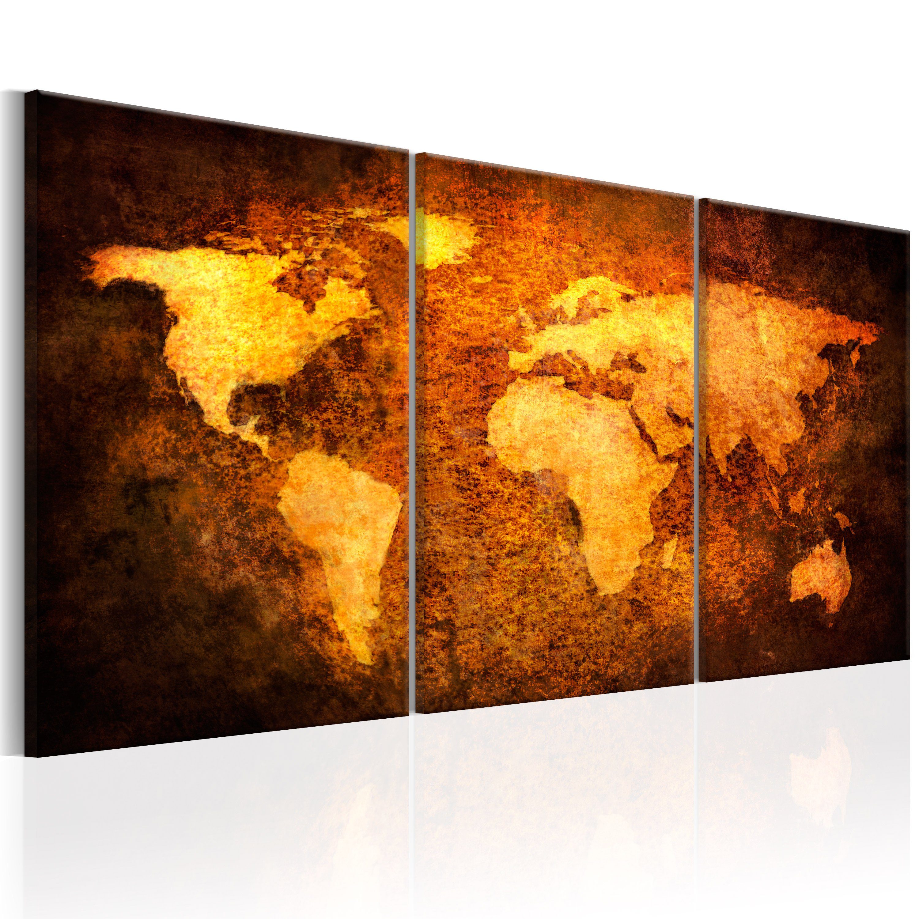 Artgeist Wandbild Landkarten der Welt