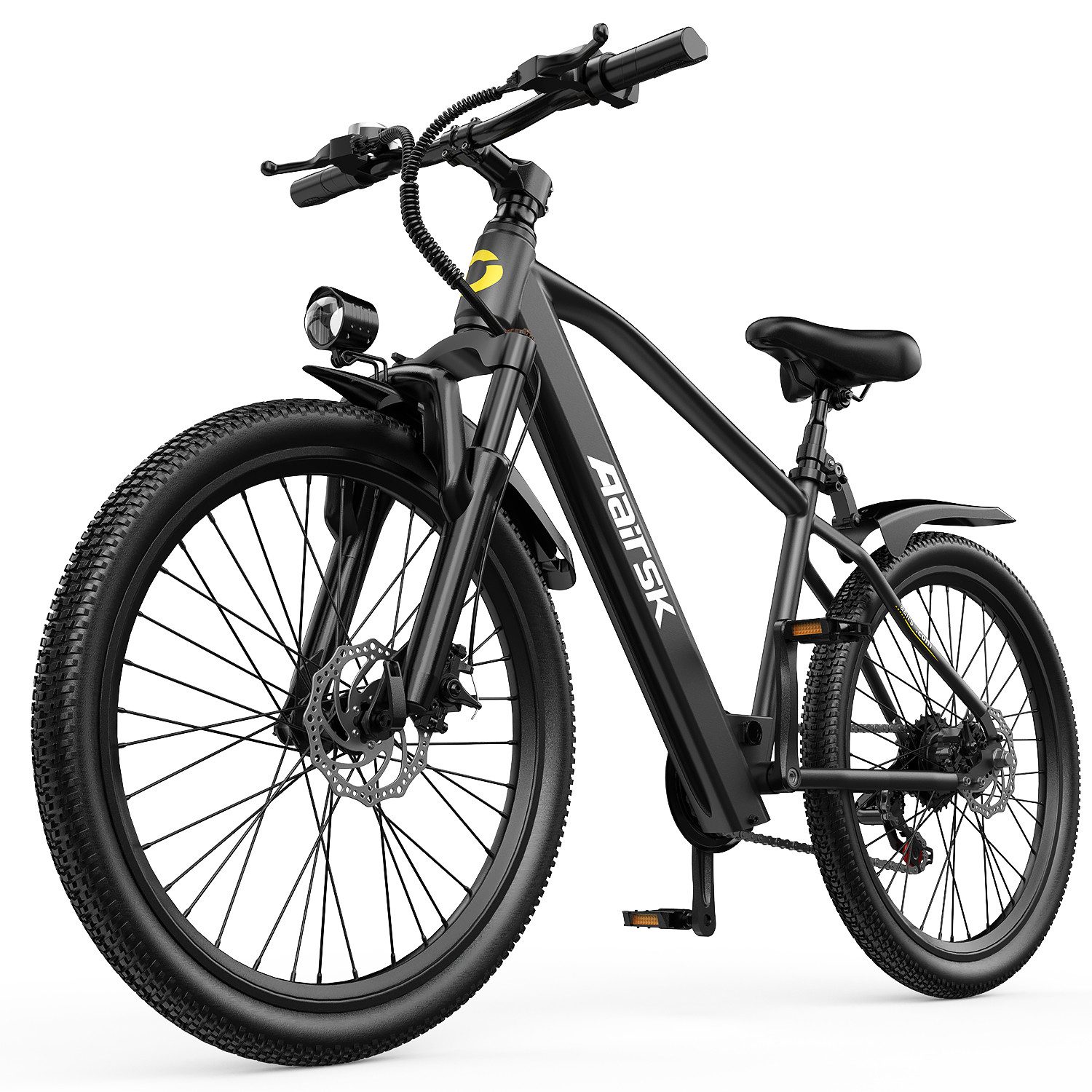 ibettertec E-Bike Cityrad 26 Zoll,Pedelec mit 36V 10/13AH Akku 250 W Motor, 55km, 250 Wh, (Pedelec Herren Damen, E Bike 21 Gang, E Bike 7 Gang, Trekking E Bike, City E Bike 250W, Elektrofahrrad für Pendler, E Bike 36V Akku, E Bike City und Tour)
