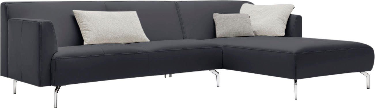 Breite in hülsta schwereloser sofa cm Optik, minimalistischer, 317 Ecksofa hs.446,