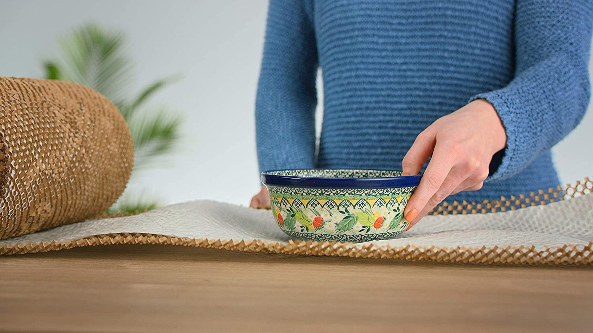 NIPS Packpapier NatureWrap® Luftpolsterpapier, Wabenpapier, Polsterpapier auf Rolle, (1St), die plastikfreie Alternative zu Luftpolsterfolie