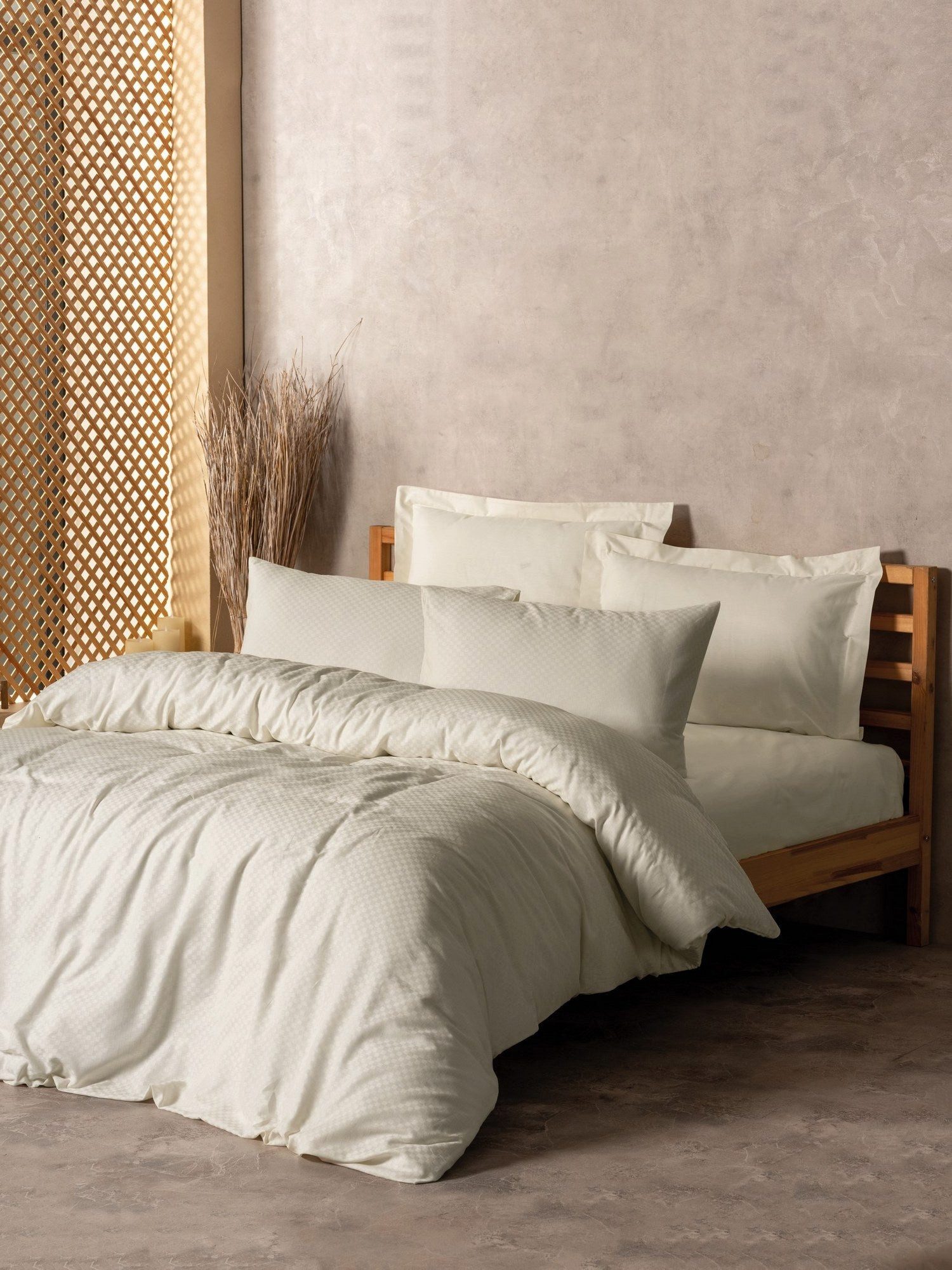 Luxusbetten24 Bettwäsche Bettwäsche-Set Beige