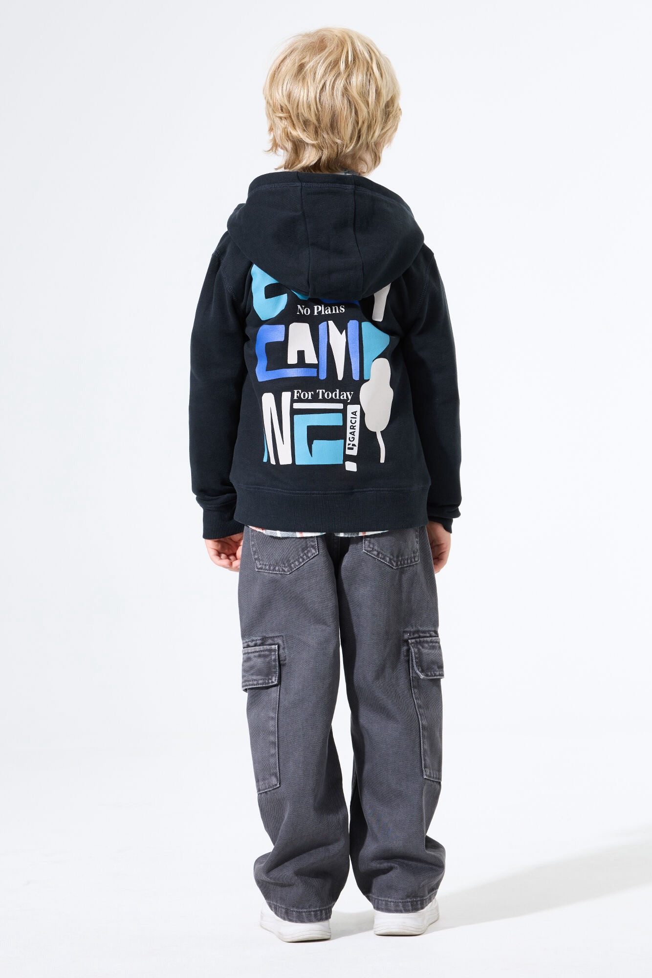 Garcia Kapuzensweatjacke Dunkelblaue Strickjacke (J55470-2884)