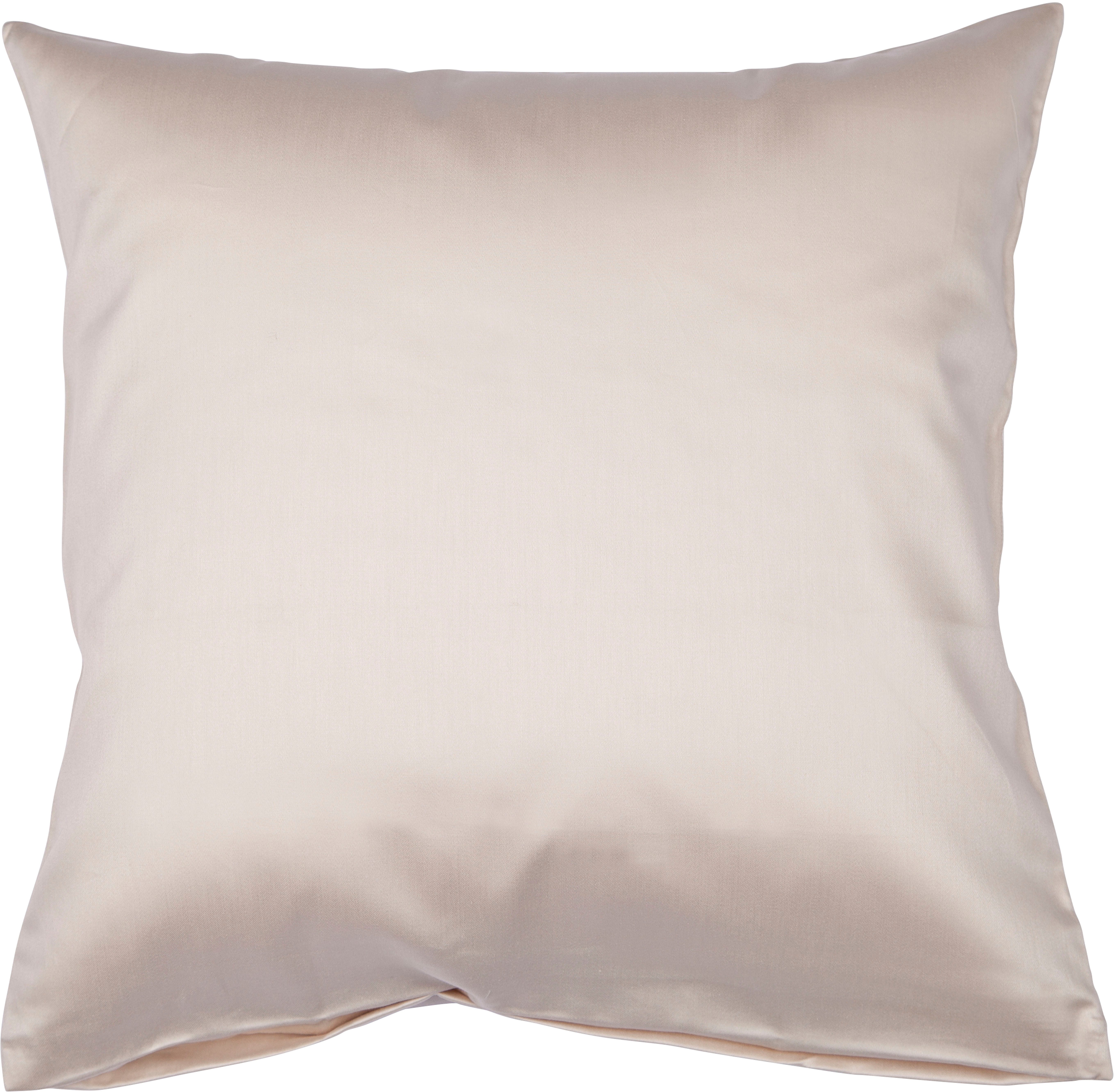 Janine Janine Mako-Satin Bettwäsche Colors 31001 schwarz Größe:  80x80 cm günstig online kaufen