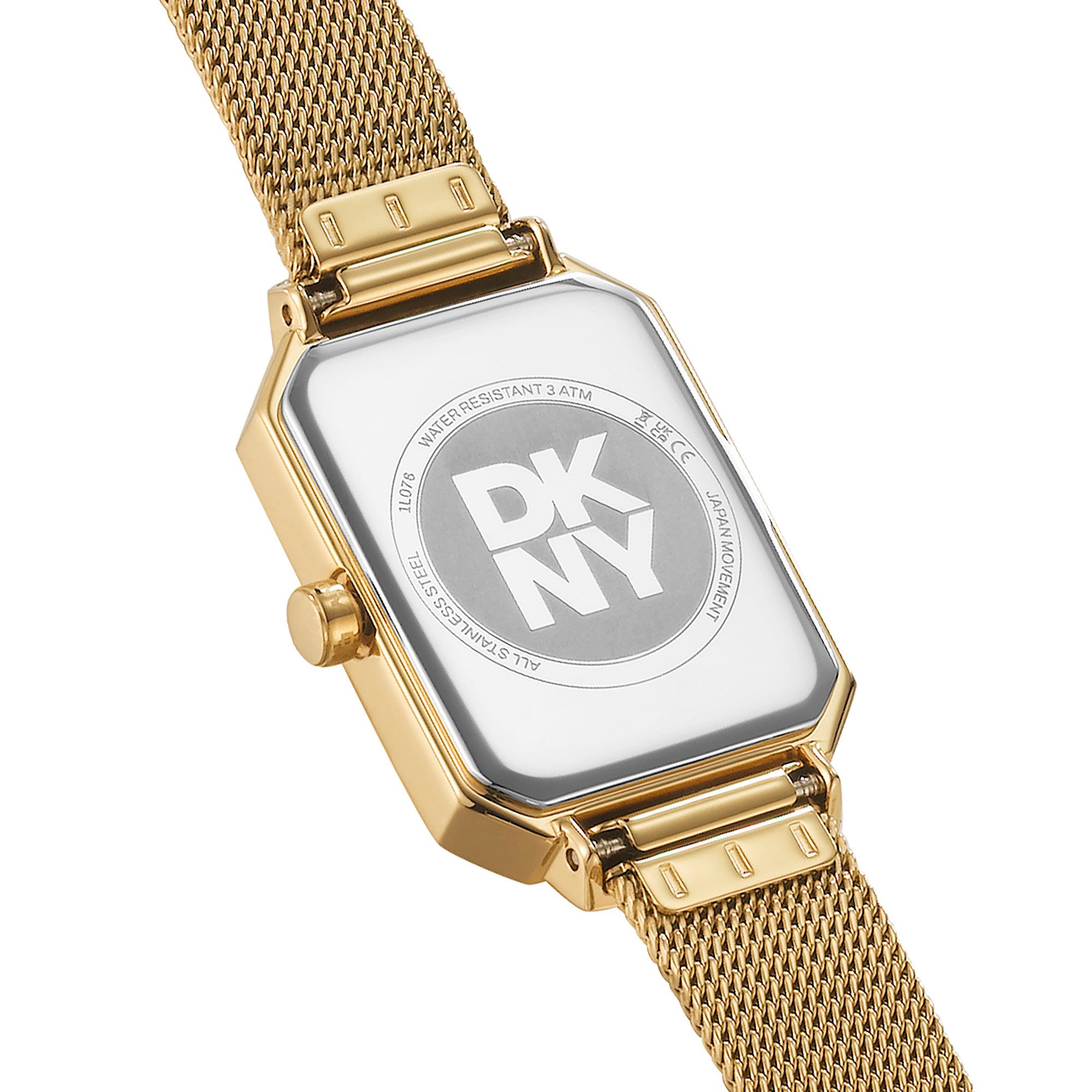 DKNY Quarzuhr Uptown Midi DK1L076M0135, Armbanduhr, Damenuhr, Edelstahlarmband, analog