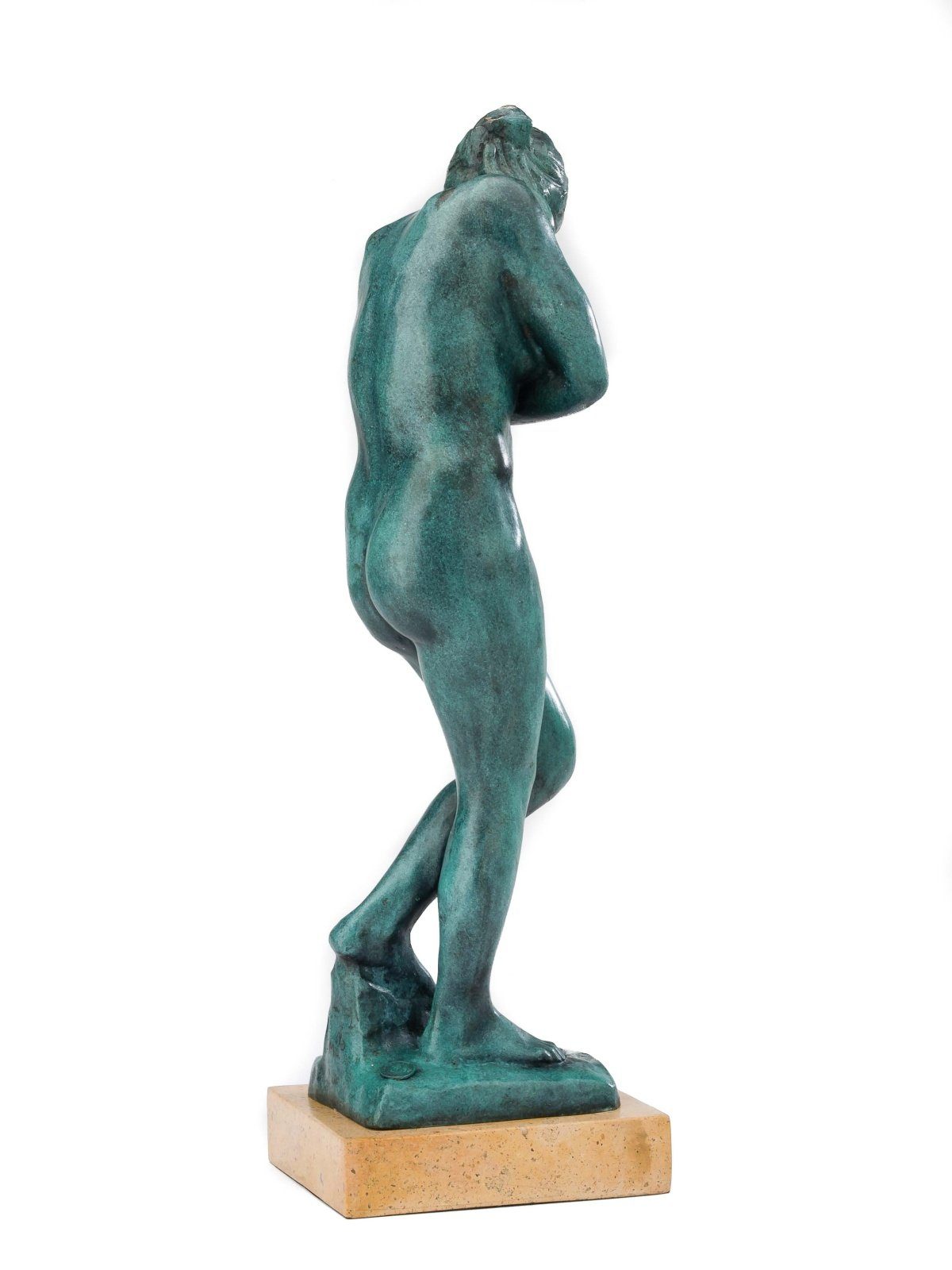 Antik-St Kopie nach Figur Eva Replik Figur Rodin Bronzeskulptur Skulptur Bronze Aubaho