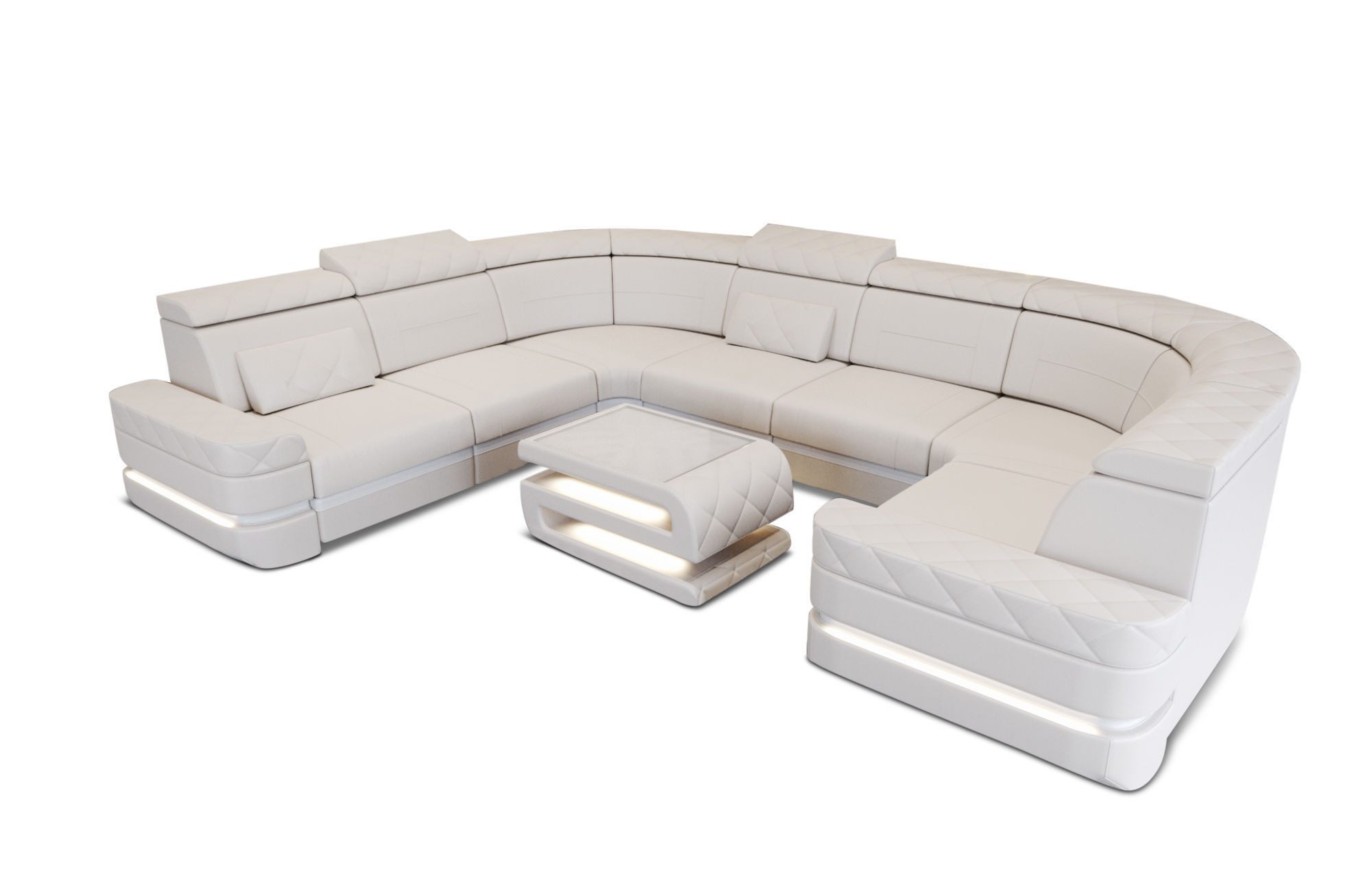 Sofa Dreams Wohnlandschaft Ledersofa Positano u günstig online kaufen