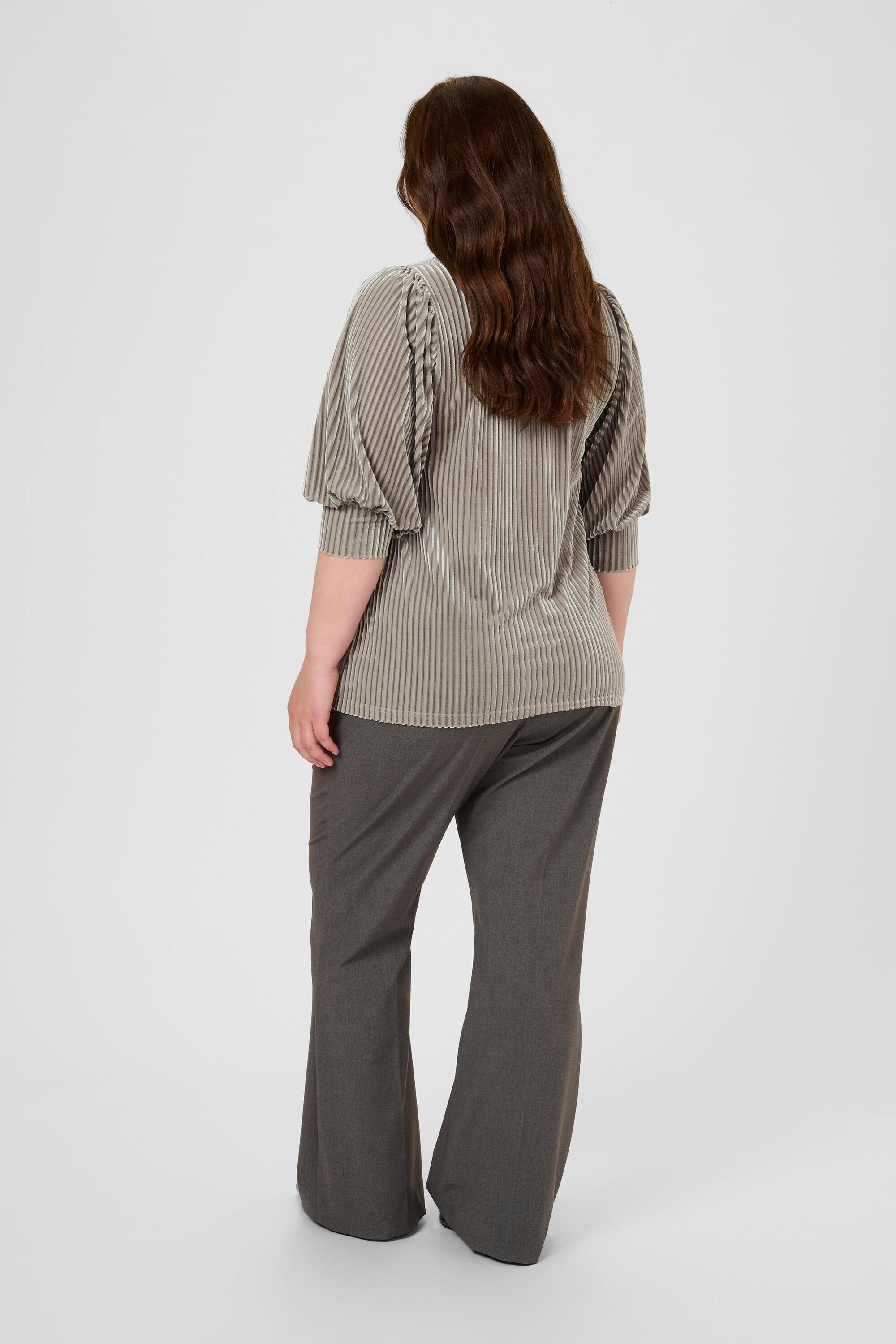 KAFFE Curve Langarmbluse Langarm-Bluse KCcacanna Große günstig online kaufen