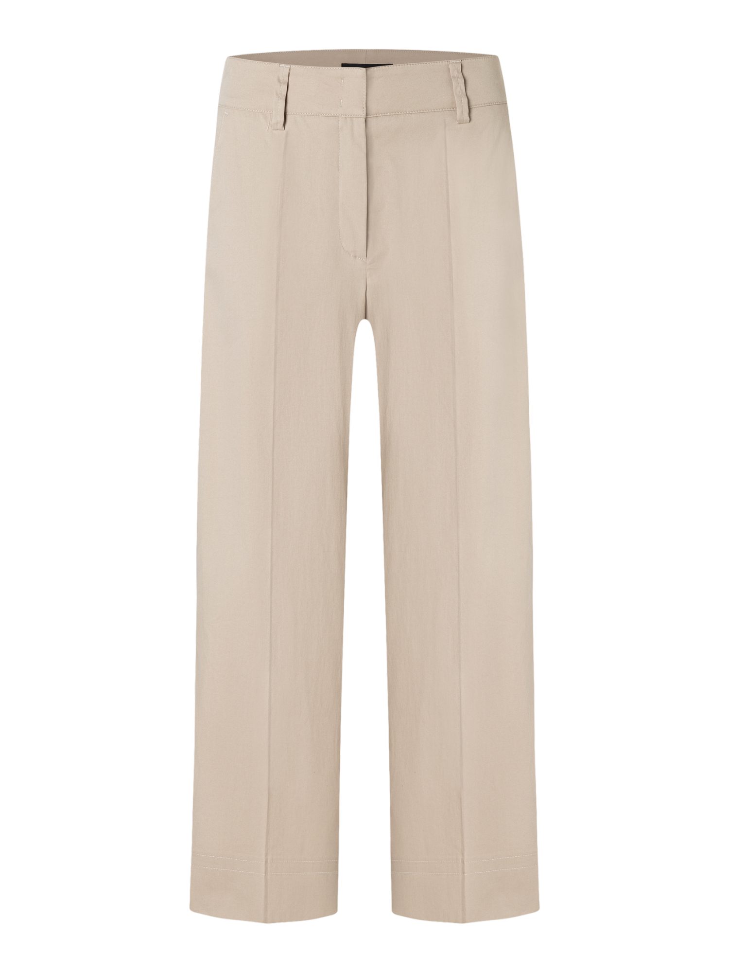 Cambio Stoffhose natur,Casual,Baumwolle,Unifarben,Regular Fit,Mittel