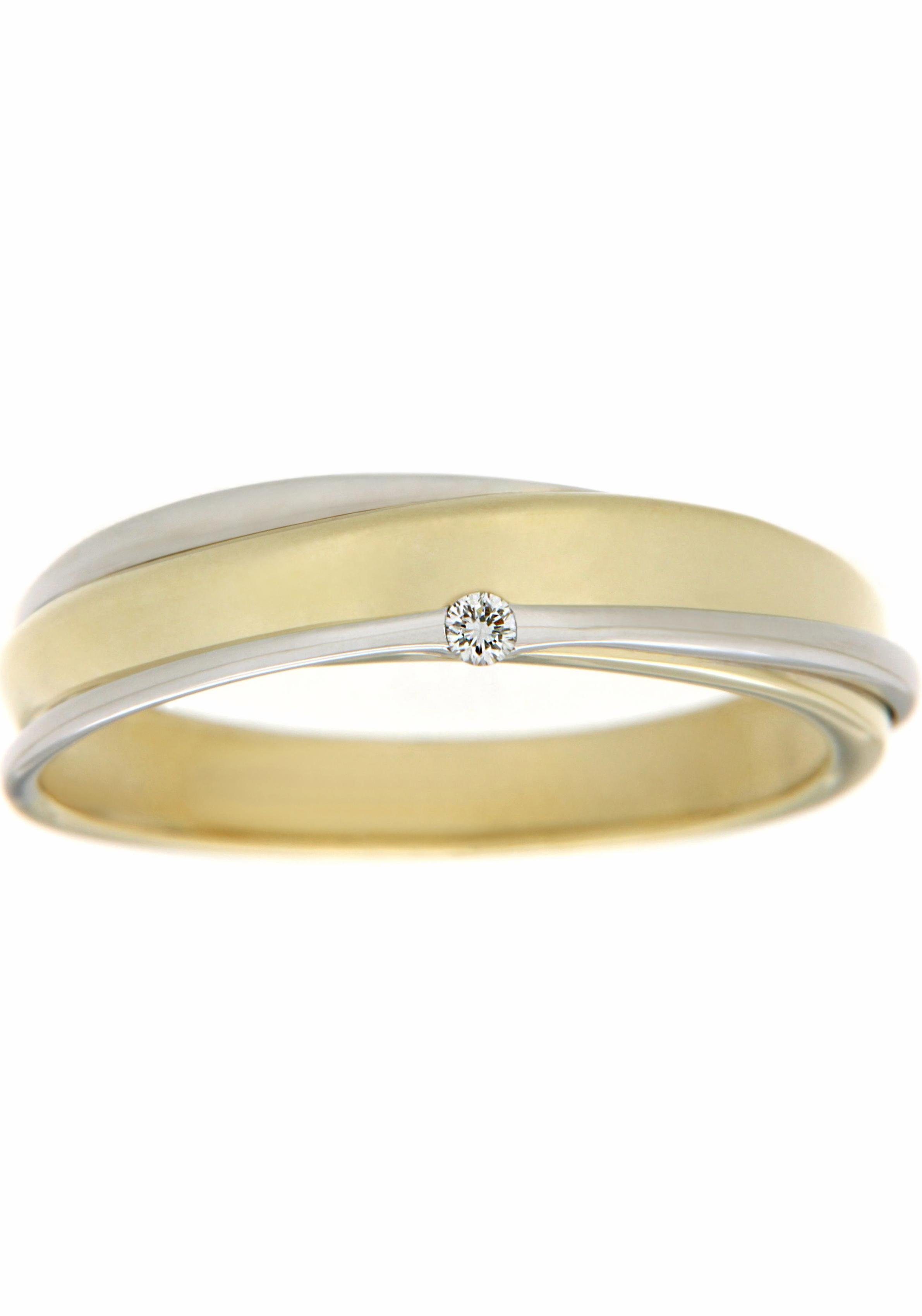 Firetti Diamantring Schmuck Geschenk Gold 333 Damenring Goldring Diamant, mit Brillant