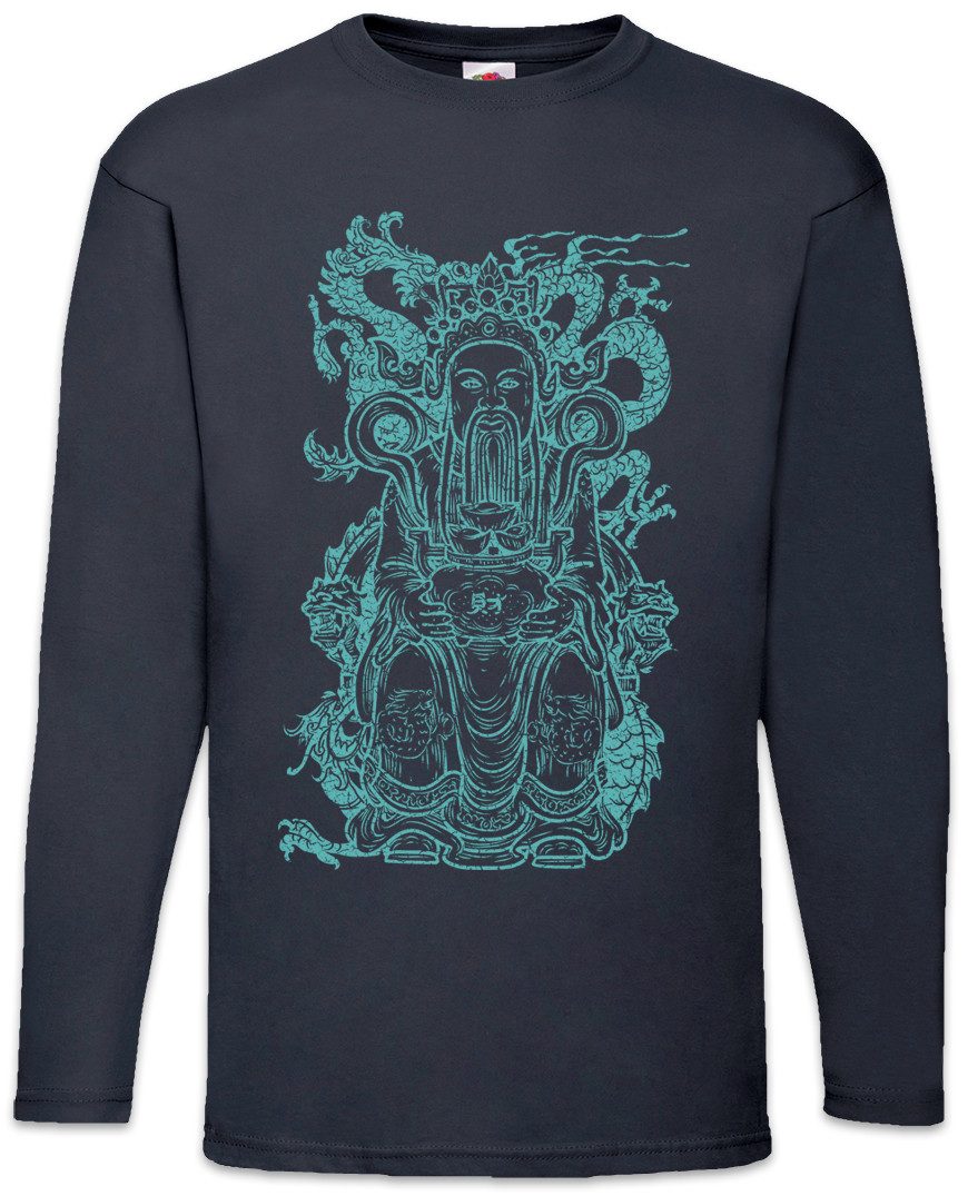 Langarmshirt Asian Emperor Langarm T-Shirt Kaiser Japan Tattoo Asien Asia Kingdom