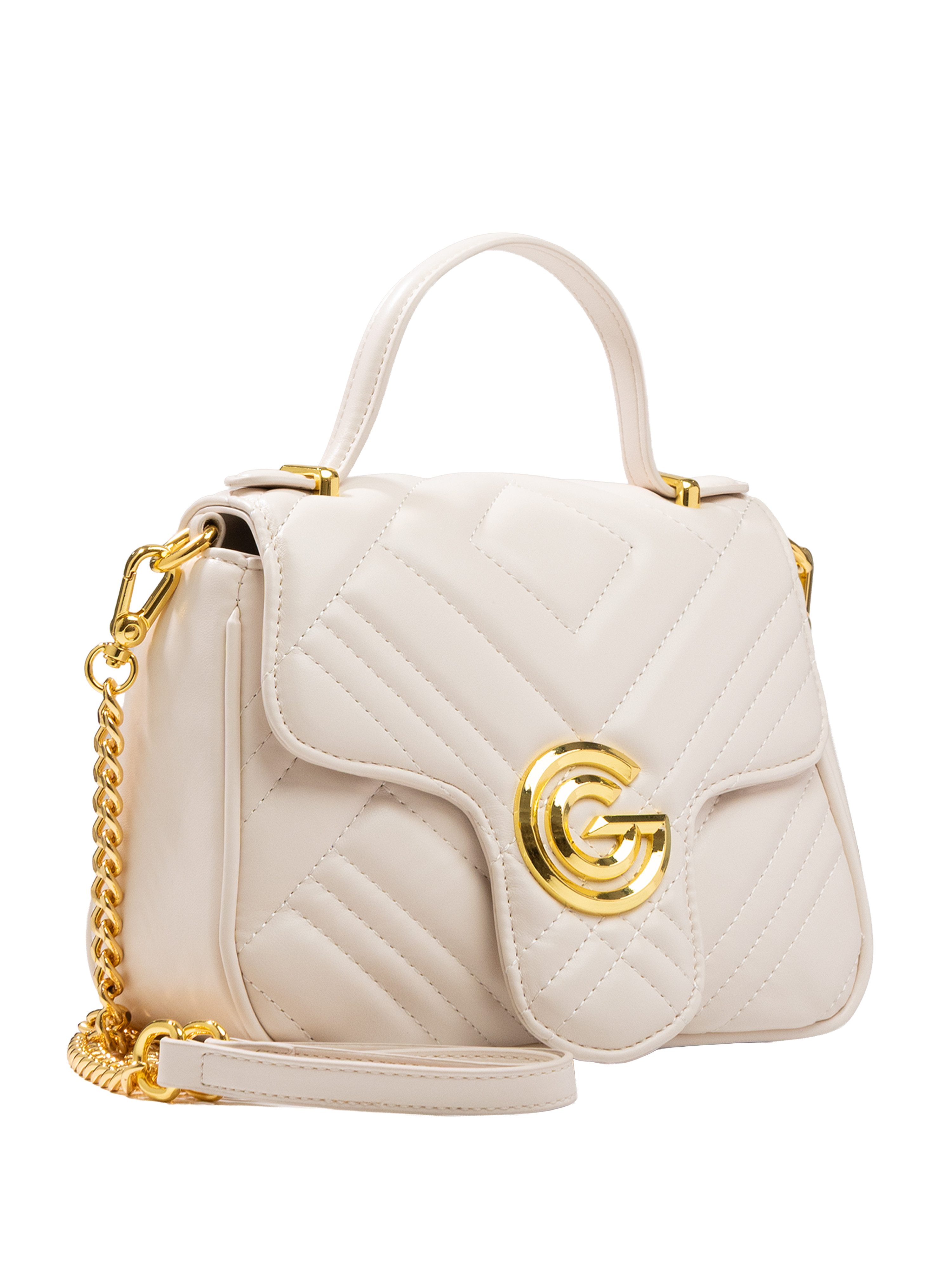 GABRIELLA G By Gabriella Gucci Handtasche KATTY, Damen Umhängetasche, Handtasche, Tragetasche mit Logoverzierung