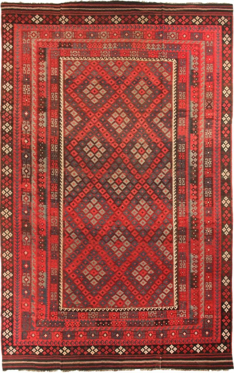 Orientteppich Kelim Afghan Antik 262x416 Handgewebter Orientteppich, Nain Trading, rechteckig, Höhe: 3 mm | Kurzflor-Teppiche