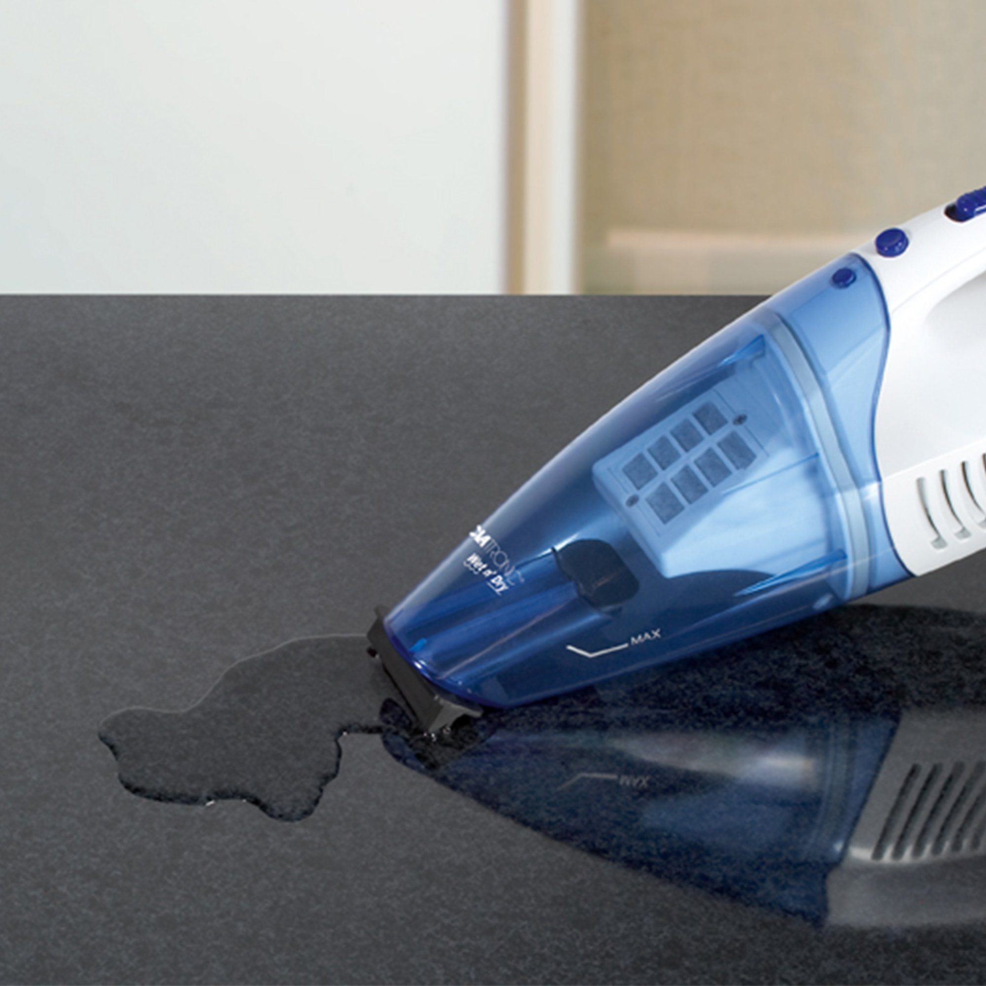 CLATRONIC Nass-Trocken-Akkusauger AKS 828, beutellos, 2 in 1 – Nass- und Trockensauger, Permanent-Staubfilter (auswaschbar)