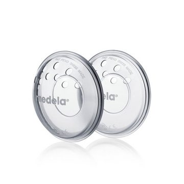 MEDELA Brustwarzenabdeckung Brustwarzenschutz aus weichem Silikon BPA-frei 2er Set (2 Paar), BPA-frei