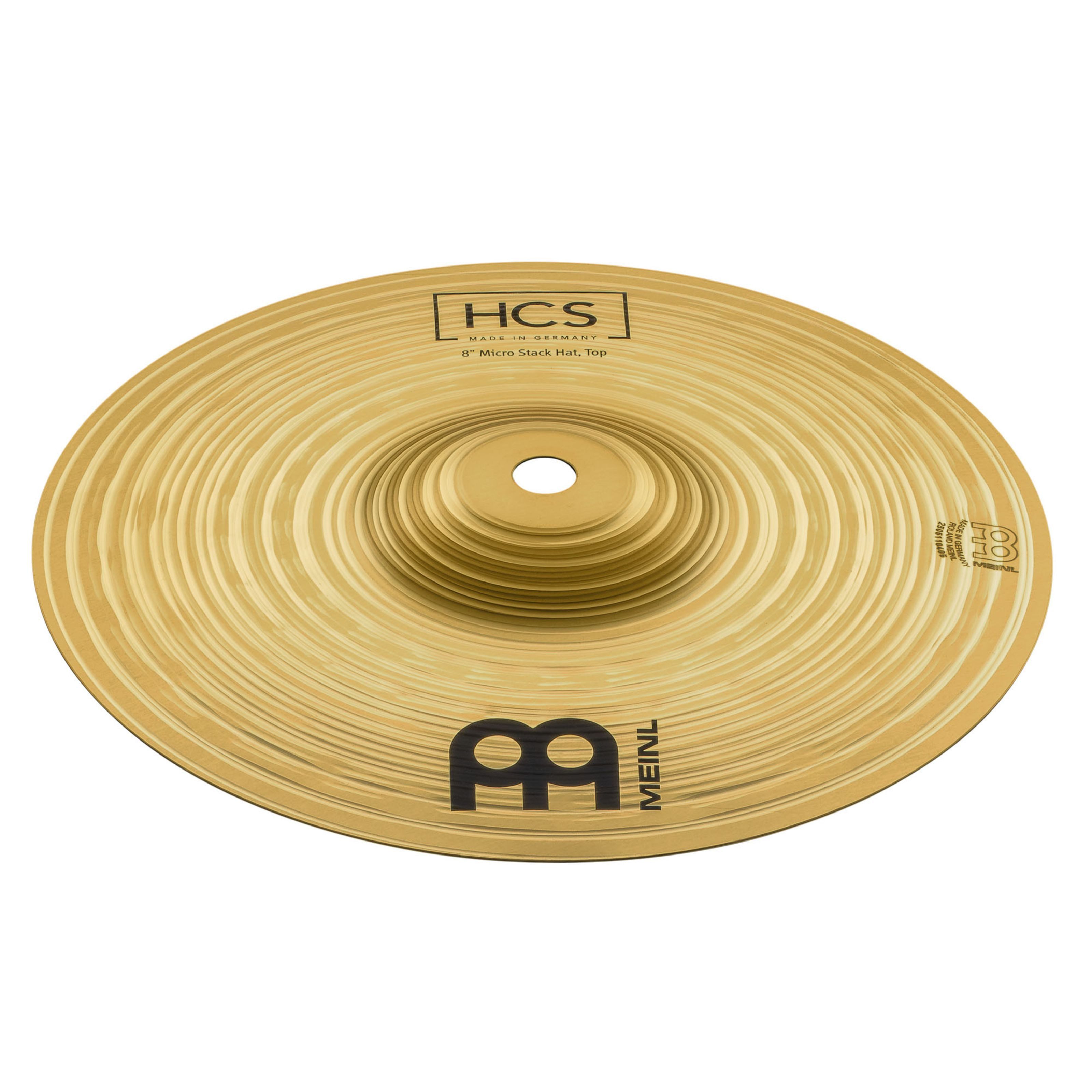 Meinl Percussion Becken, Cymbals, Ride Becken, HCS8H Micro Stack Hats 8" - Ride Cymbal