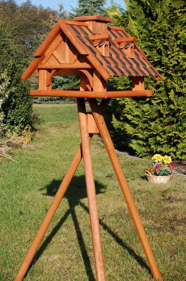 Thumbnail - DSH DEKO SHOP HANNUSCH Vogelhaus Vogelhaus in versch. Farben und Solarbeleuchtung V19