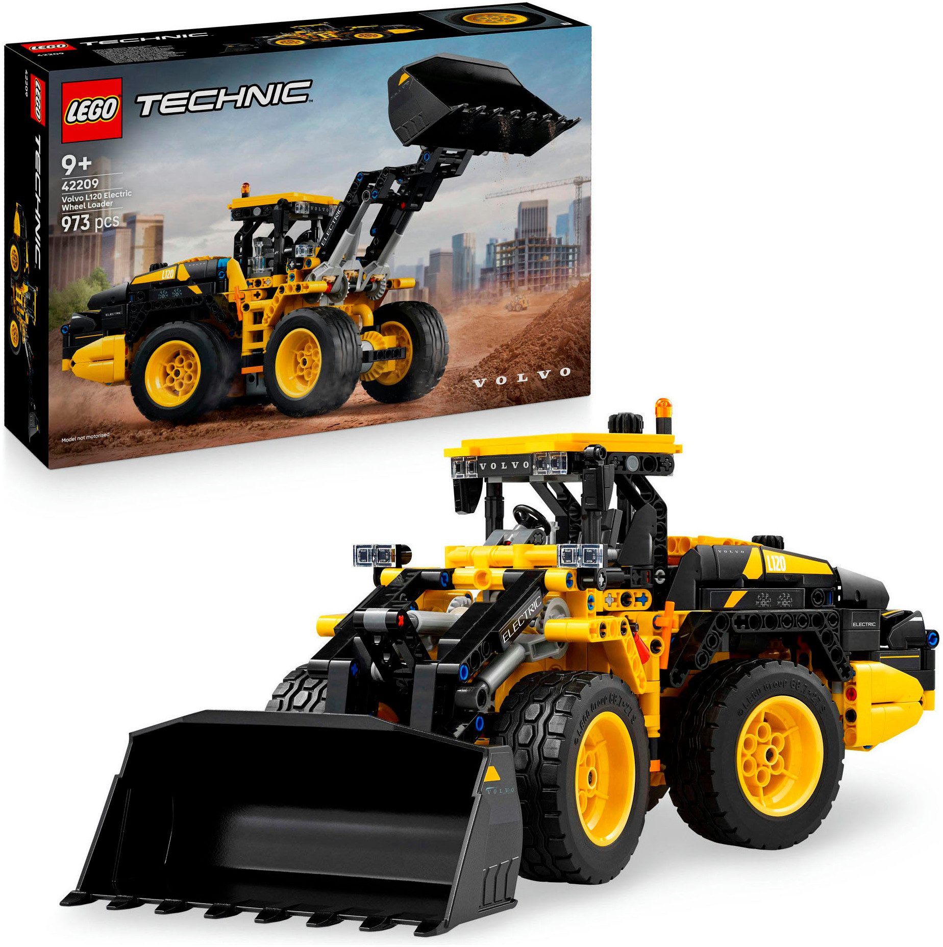 LEGO® Volvo L120 Electric Radlader (42209), LEGO Technic Konstruktionsspiel günstig online kaufen
