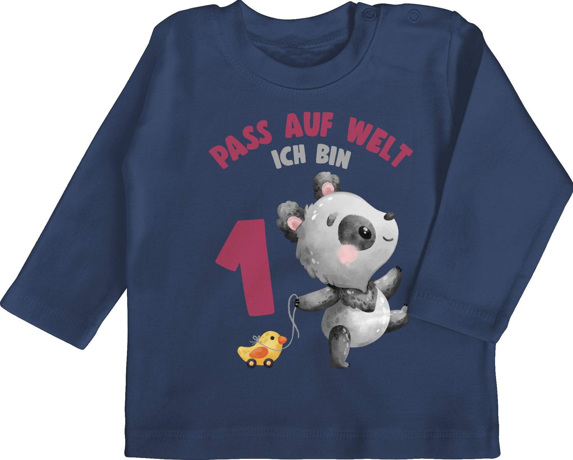 T-Shirt Pass auf Welt ich bin eins mit Panda