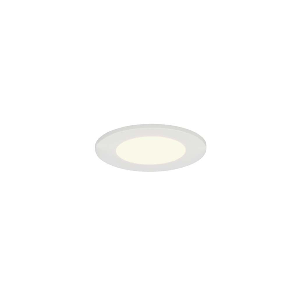 TRIO Leuchten LED Einbaustrahler, LED-Leuchtmittel fest verbaut, Warmweiß, Neutralweiß, Tageslichtweiß, LED Einbauleuchte Deckenlampe Einbauspot Weiß Dimmbar Farbwahl H 2,9
