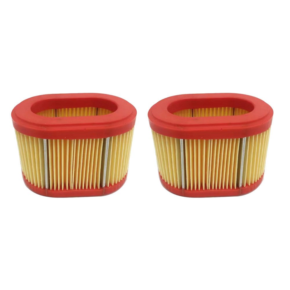 Trade-Shop Ersatzfilter Luftfilter 2x passend für F1 Distribution 4109651, Zubehör für 3-3,5 HP Rasenmäher-Motoren (horizontale Welle, seitliche Ventile), Höhe: ca. 53 mm / Länge: ca. 76 mm / Breite: ca. 54 mm