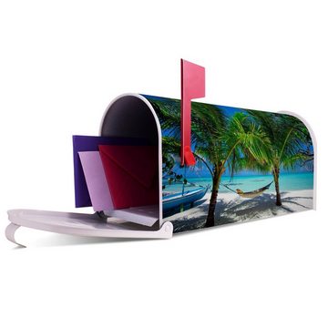 banjado Amerikanischer Briefkasten Mailbox Strand (Amerikanischer Briefkasten, original aus Mississippi USA), 22 x 17 x 51 cm