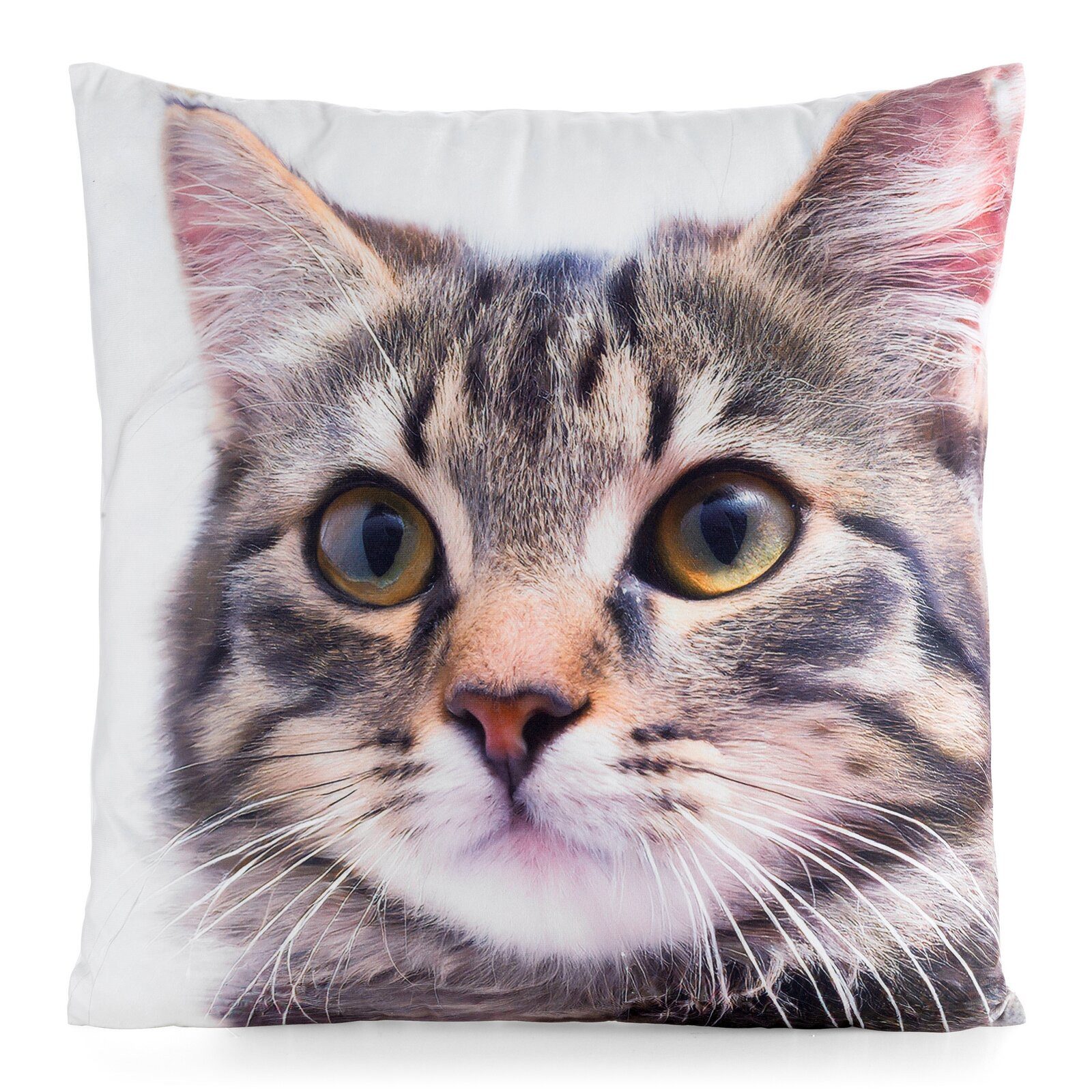 Eurofirany Kissenbezüge ANIMAL Kissenhülle mit Hunde- und Katzenmotiv 45x45 günstig online kaufen