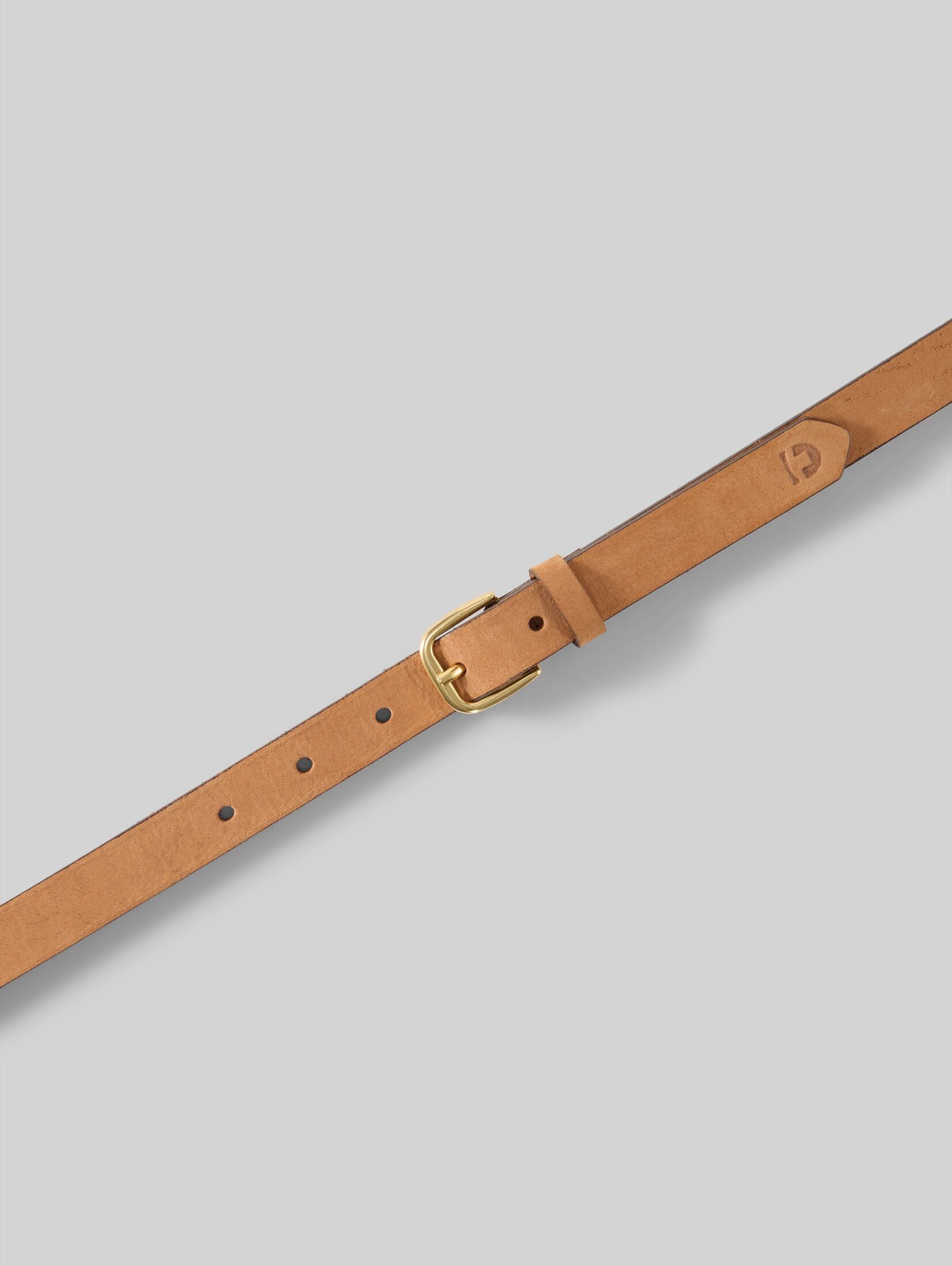 TOM TAILOR Denim Ledergürtel Belts TTMEGHAN schmaler Ledergürtel mit abgerundeter Dornschließe