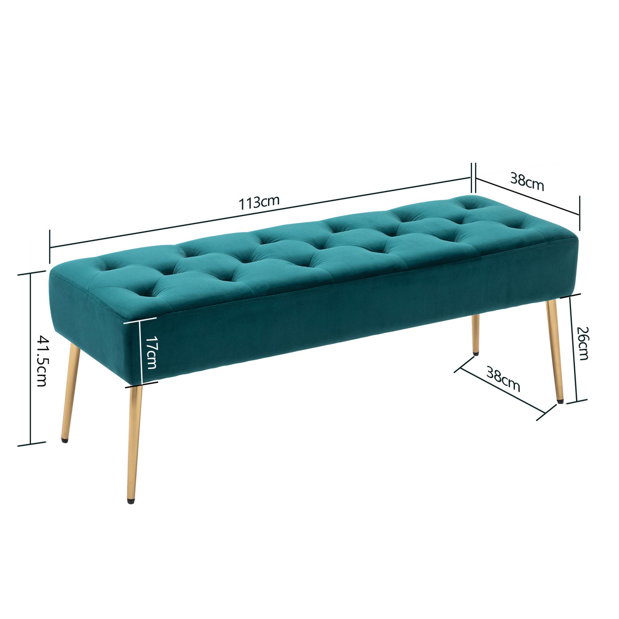 Duhome Sitzhocker (9130C), Sitzbank Polsterbank Sitzhocker günstig online kaufen