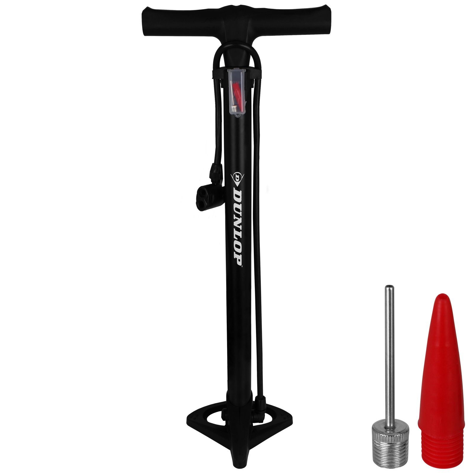 Dunlop Luftpumpe Dunlop Fahrrad-Standluftpumpe, Universal Rad Fahrrad Stand Luft Pumpe Universal-Fahrradluftpumpe