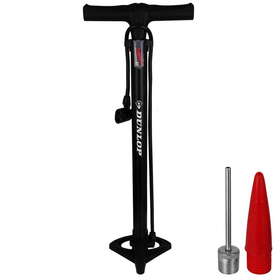 Dunlop Luftpumpe Dunlop Fahrrad-Standluftpumpe, Universal Rad