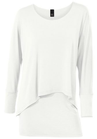 LINEA TESINI BY HEINE Блуза с круглым вырезом в асимметричны...