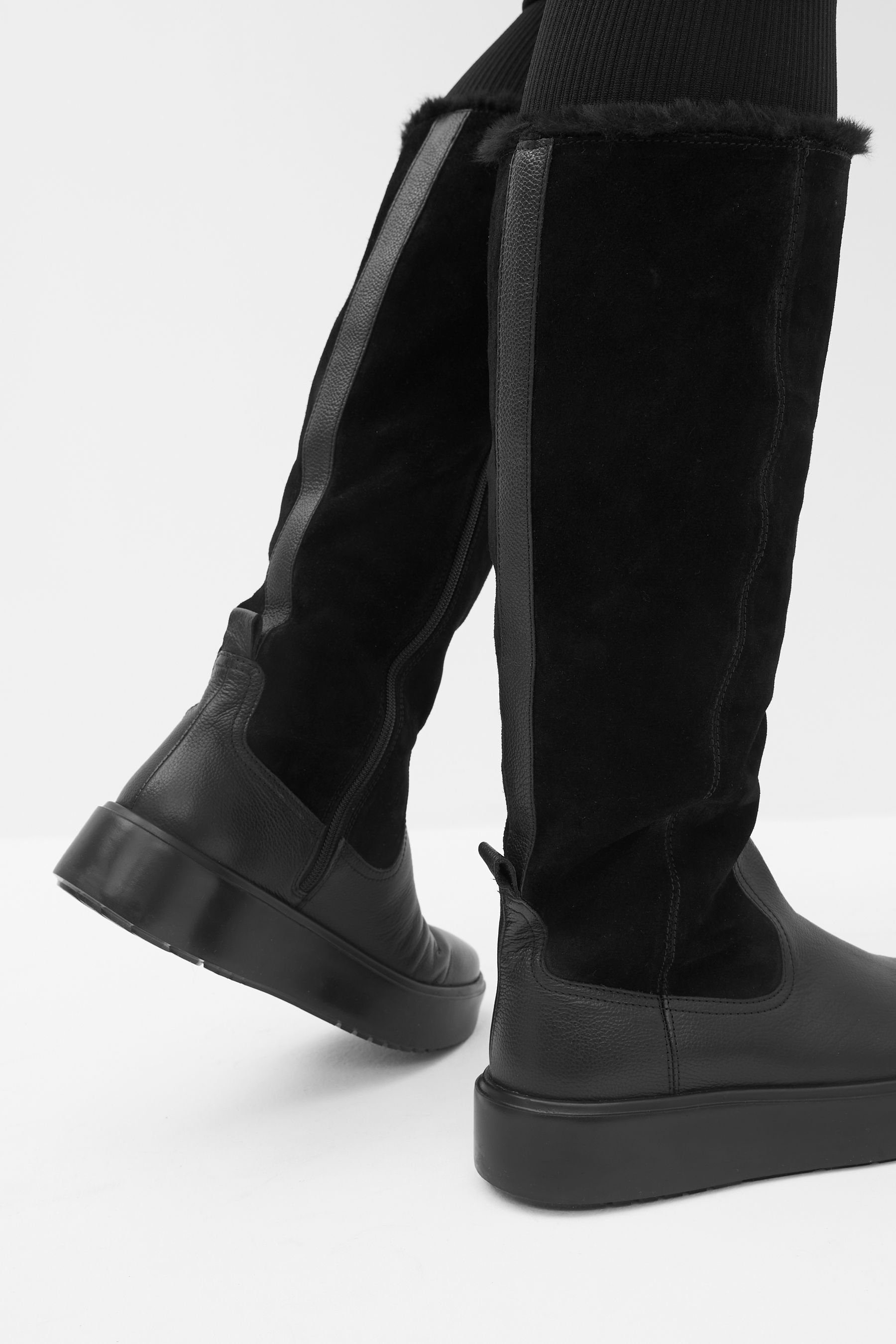 Next Forever Comfort® Kniehohe Kunstfellstiefel Stiefel (1-tlg)