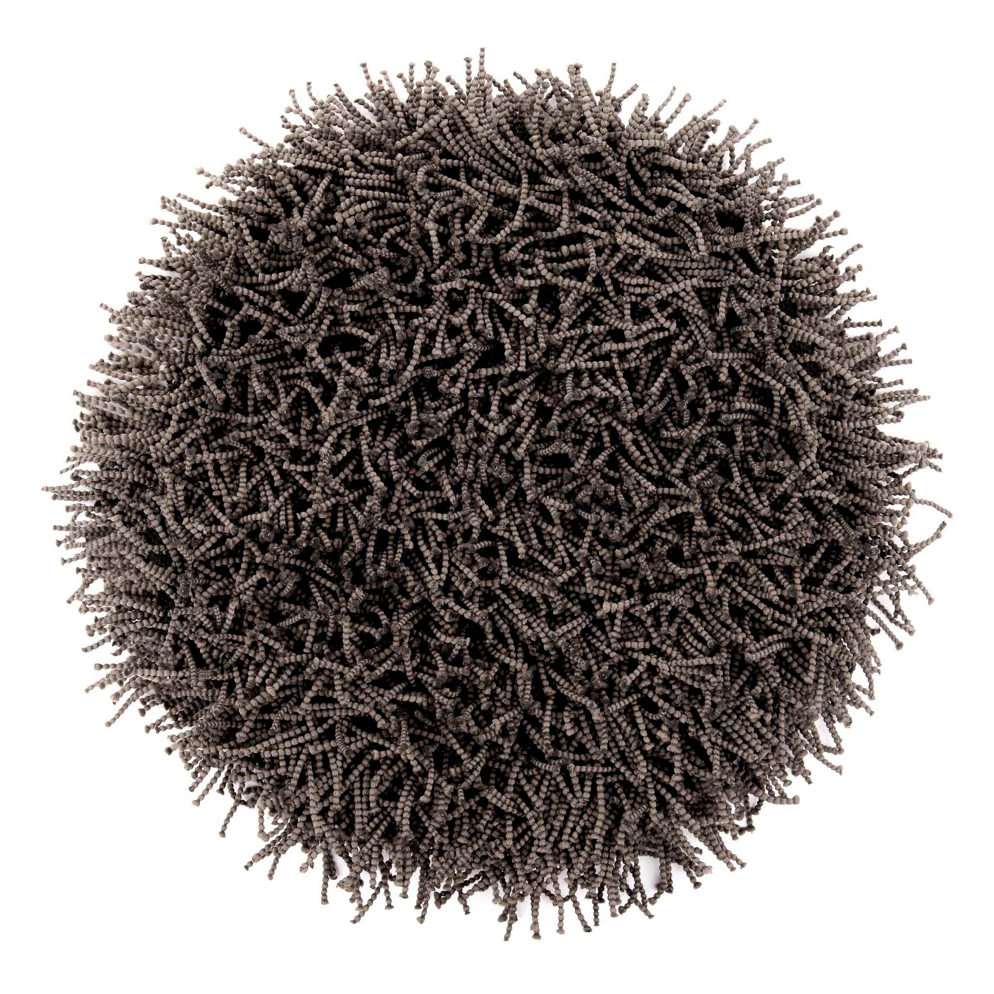 Heckett and Lane Badematte Busto Badematte 60 rond Classic Anthracite Badematte 60-Rond Classic-, Baumwollmischung, Badematte Badteppich