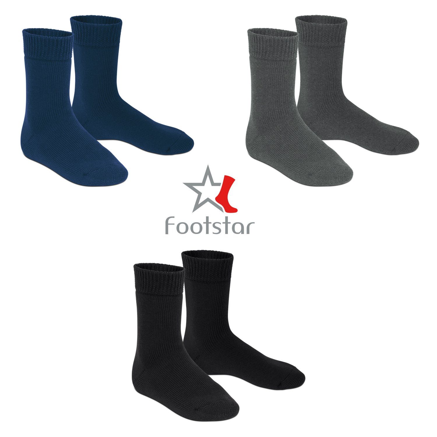 Footstar Thermosocken Damen & Herren Thermo Socken (1 Paar) extra warm