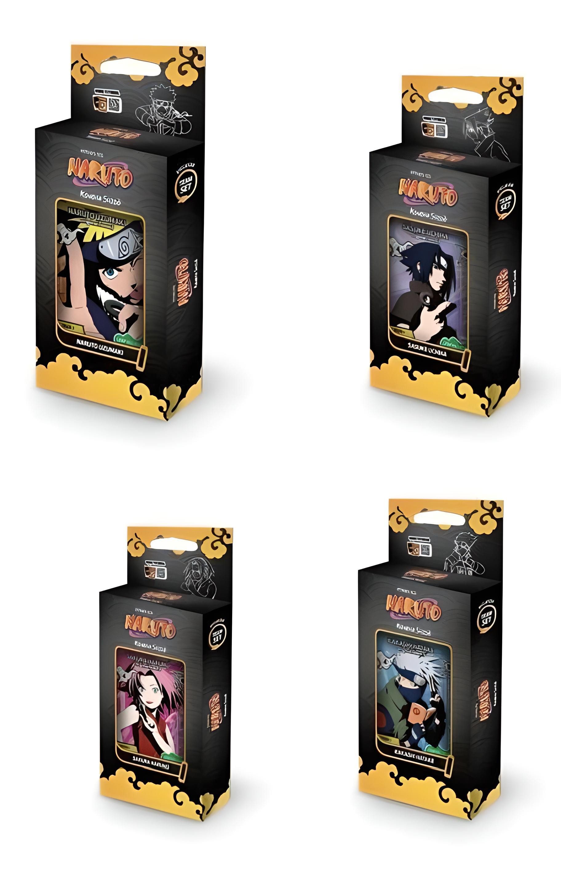 CICABOOM Sammelkarte Naruto Mythos TCG - 2nd Edition Team Set Team 7 Englisch