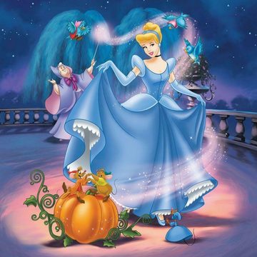 Ravensburger Puzzle Disney Princess: Schneewittchen, Aschenputtel, Arielle. Puzzle 3 x..., 49 Puzzleteile
