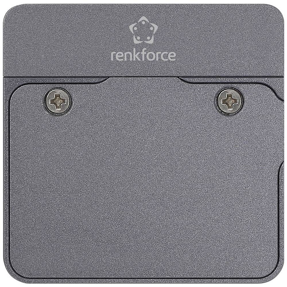 Renkforce Festplatten-Gehäuse M2 NVME Aluminiumgehäuse, hell RF-6332596, M.2 Steckplatz – Bild 5 von 5