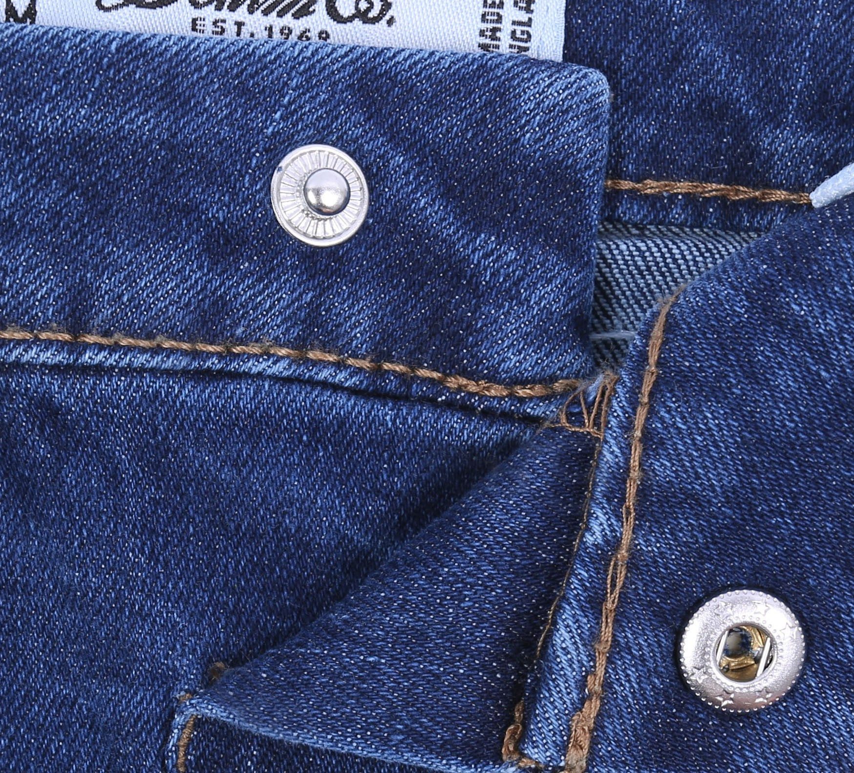Sarcia.eu Lange Unterhose Jeanshose mit Rosen gemusert DENIM CO. 2-3 Jahre