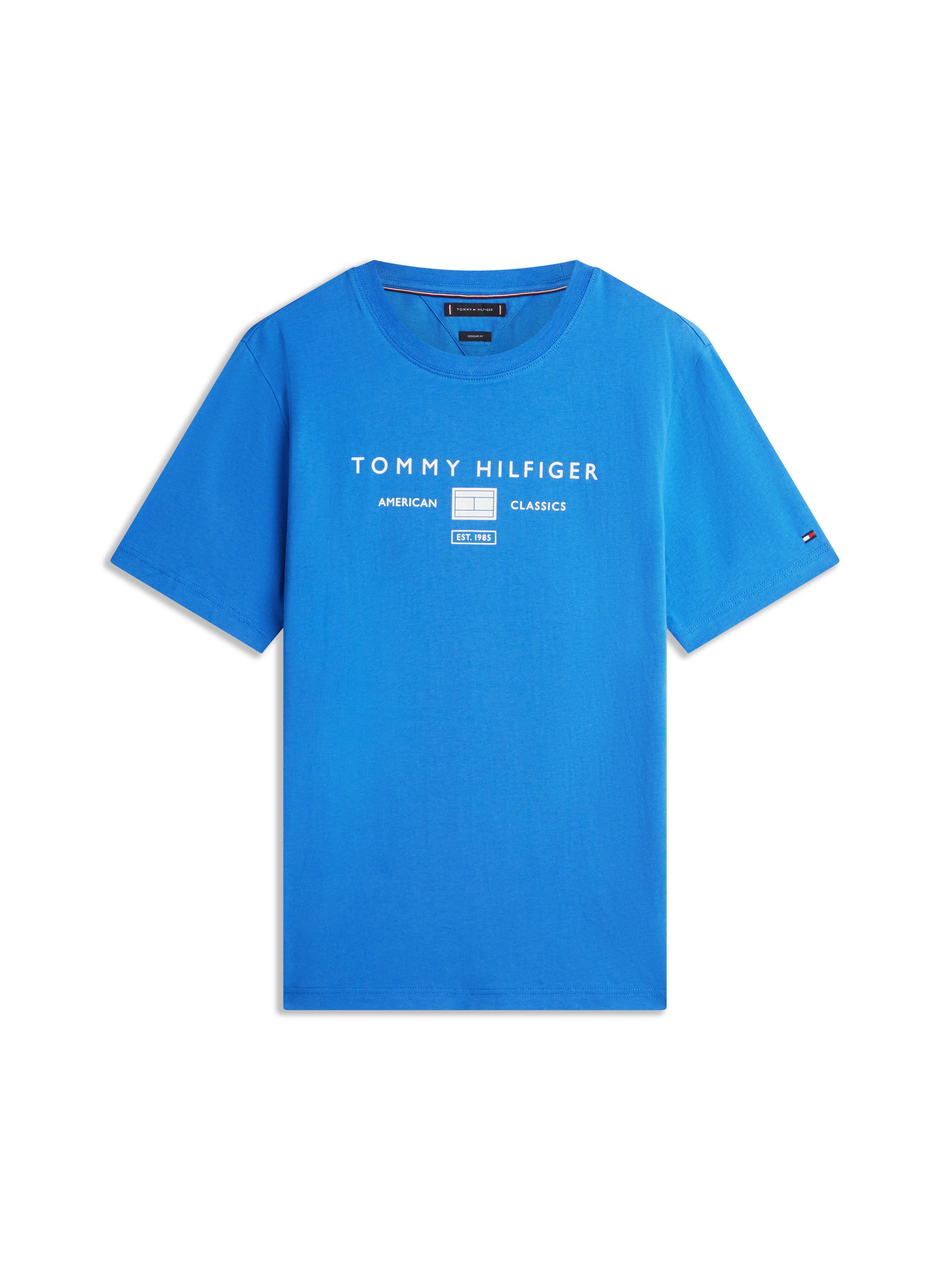 Tommy Hilfiger T-Shirt BRAND LOVE MONO STACK aus Jersey mit Logo – Bild 5 von 5