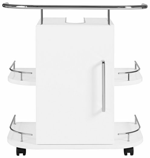 OPTIFIT Waschbeckenunterschrank »Napoli« mit Soft-Close-Funktion und Rollen, Breite 60 cm