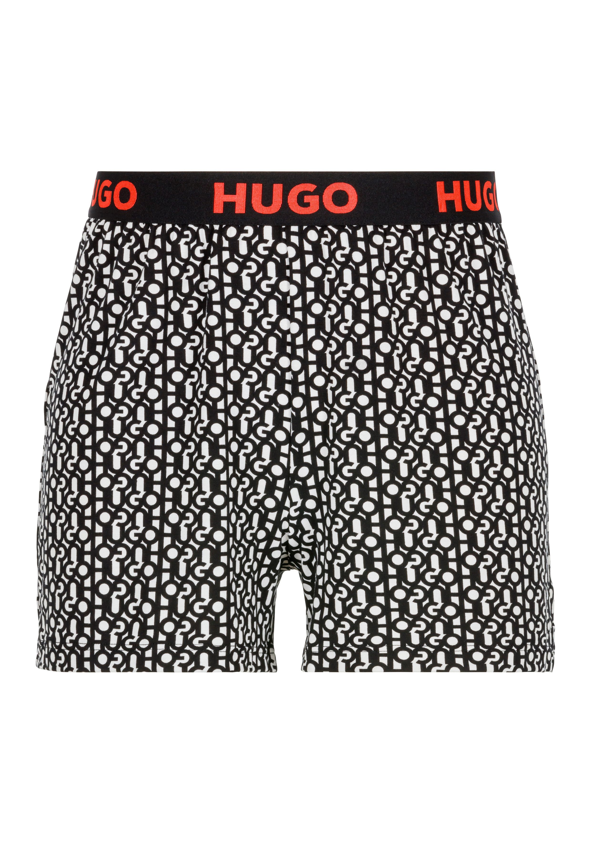 HUGO Shorts UNITE_SHORTS PRINTED mit elastischem günstig online kaufen
