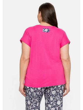 sheego by Joe Browns T-Shirt Große Größen in Oversized-Form mit femininen Details