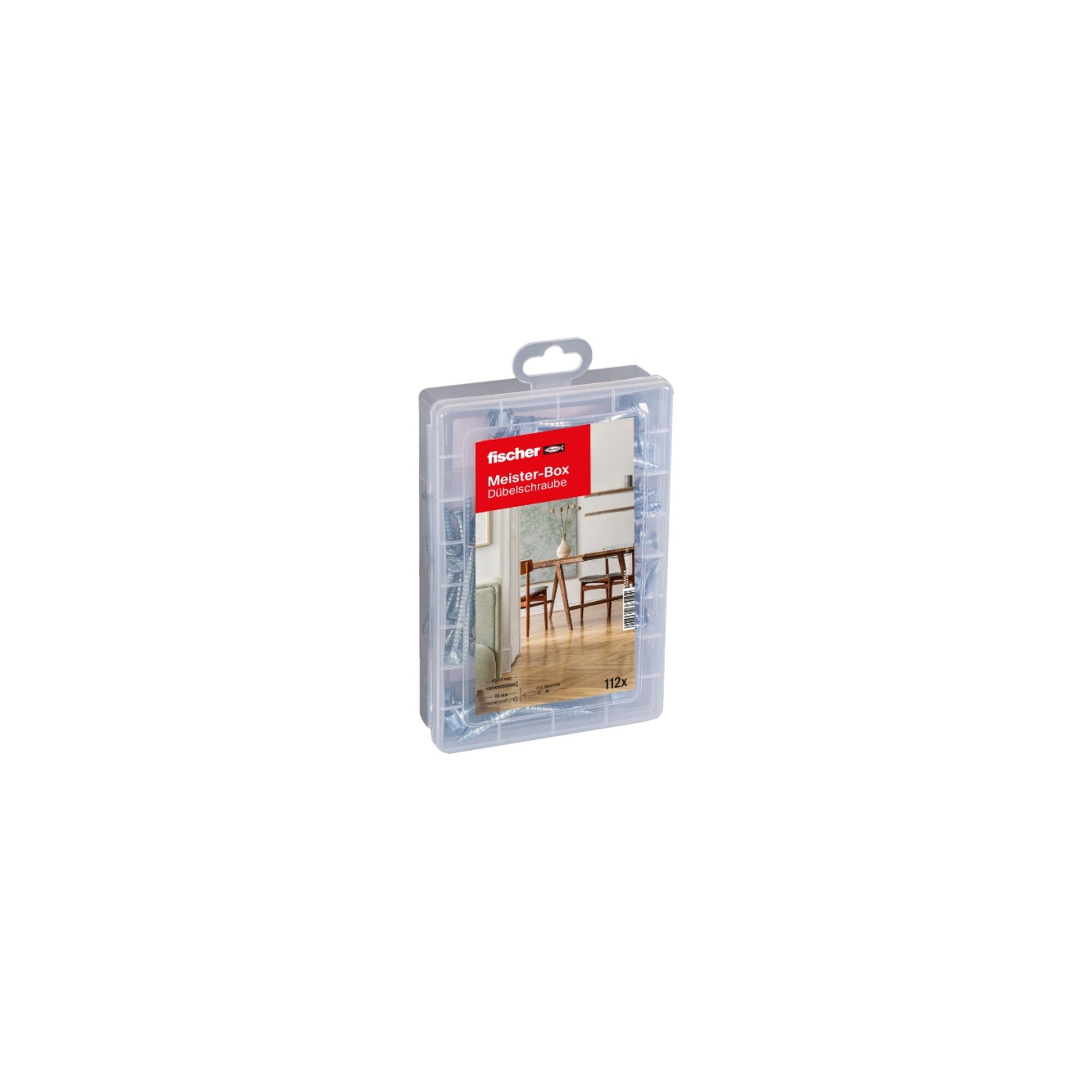 fischer Schrauben- und Dübel-Set fischer Meister-Box Dübelschrauben (112 Teile)