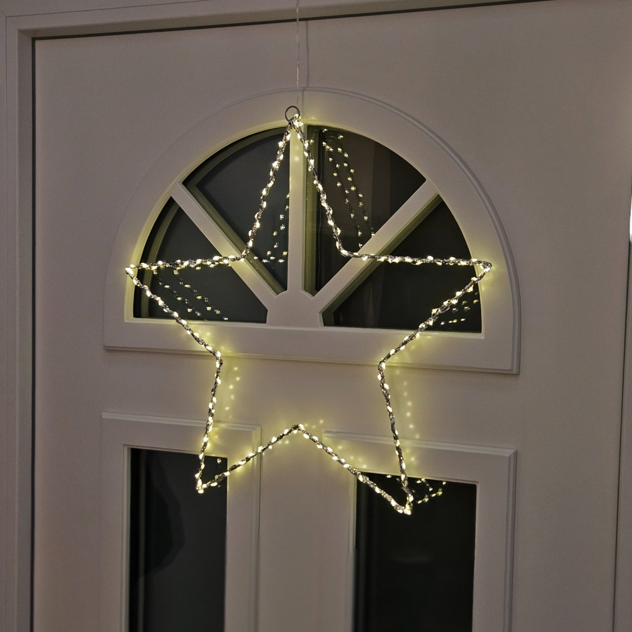 Meinposten LED Stern Weihnachtsstern Weihnachtsbeleuchtung XXL 50 cm 150 LE günstig online kaufen