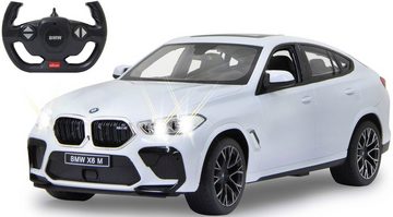 Jamara RC-Auto Deluxe Cars, BMW X6 M 1:14, weiß - 2,4 GHz, mit LED-Lichtern